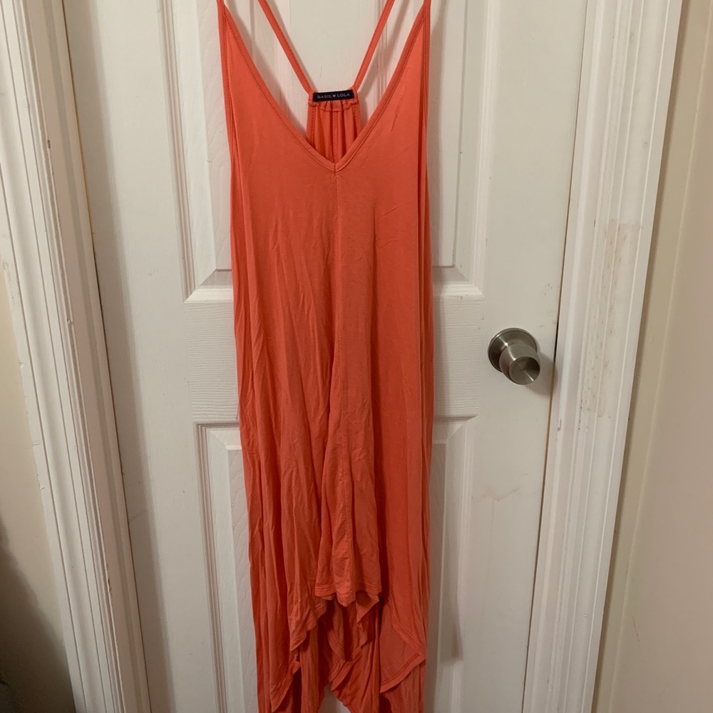 Flow-y Peach Dress